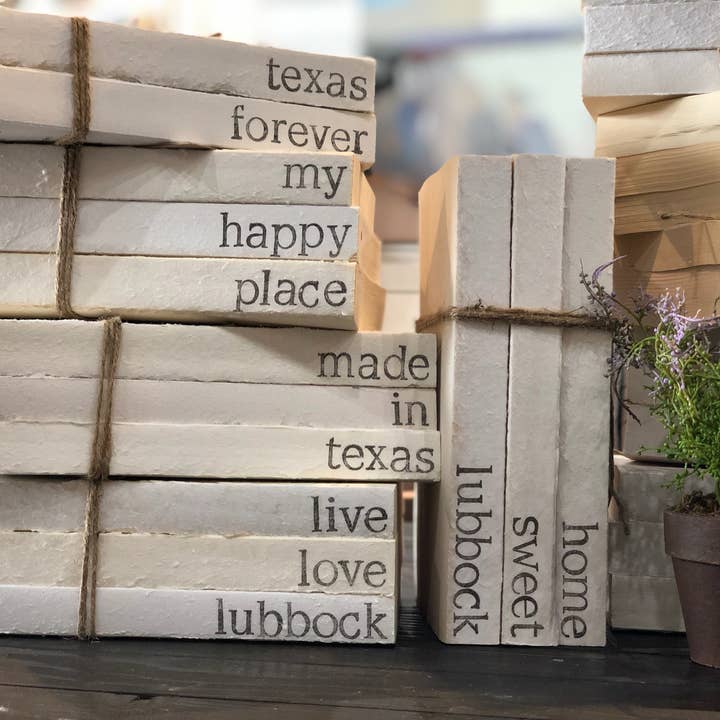 Trending Home Designs - Wholesale Decorative Tabletop Object - Book Stacks1