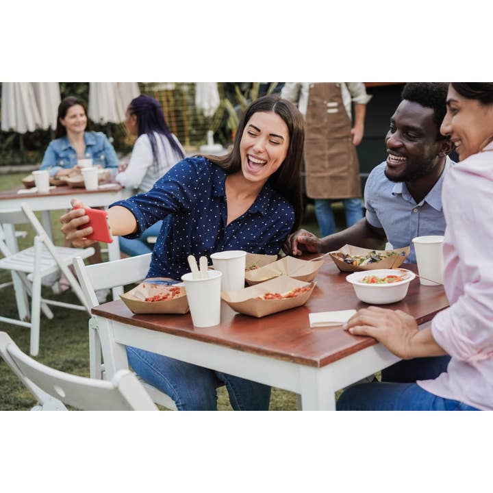 Clene Pack - Wholesale Disposable plate - CLENE PACK100% Compostable Bagasse Bowls 4