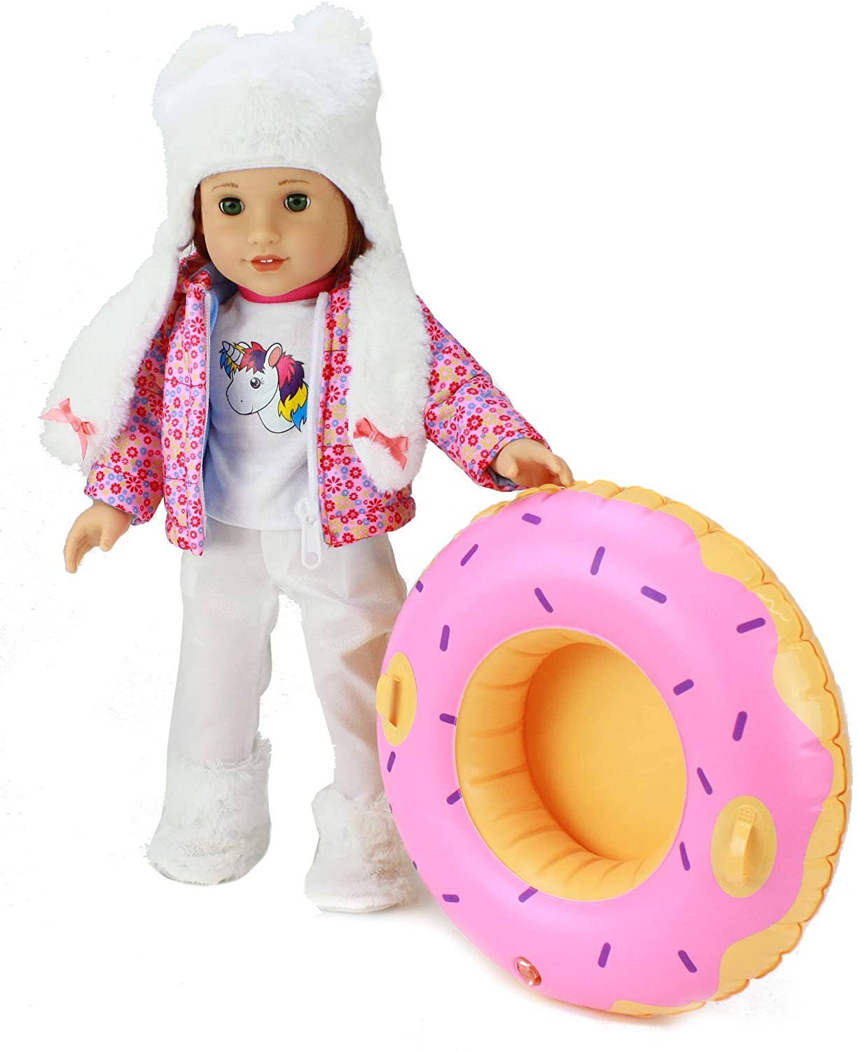 OrangeOnions - Wholesale Doll Clothing - Kids - Snow Tube Playtime Pack3