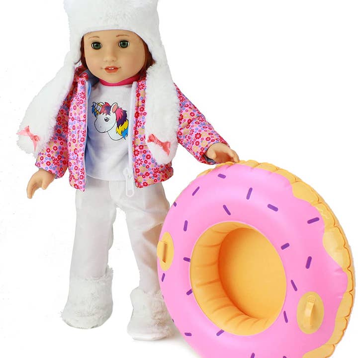 OrangeOnions - Wholesale Doll Clothing - Kids - Snow Tube Playtime Pack3