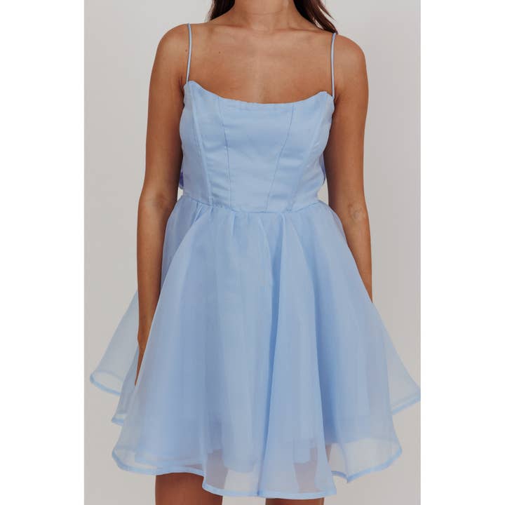 One and Only Collective - Wholesale Dress - Women's - SLEEVELESS ORGANZA MINI DRESS