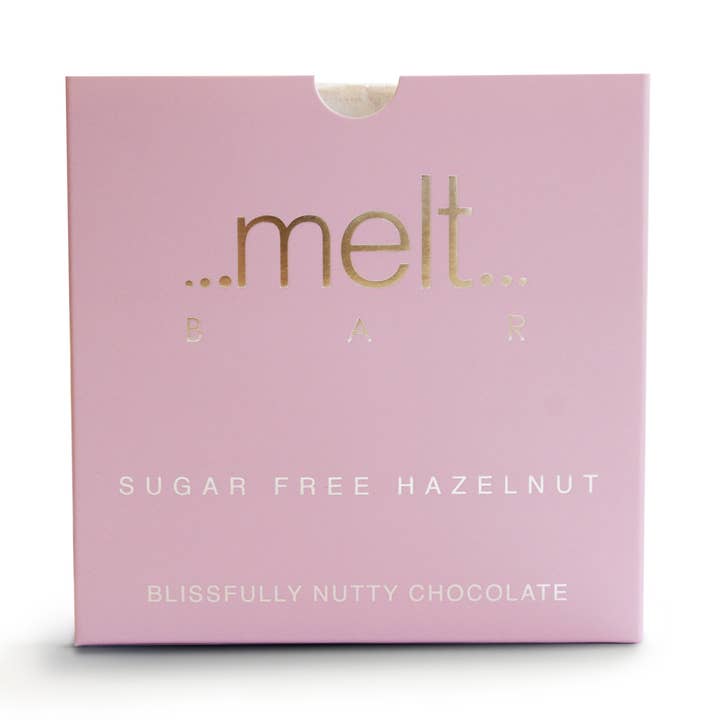 Sugar Free Hazelnuts Milk Chocolate Bar for wholesale by Melt Chocolates