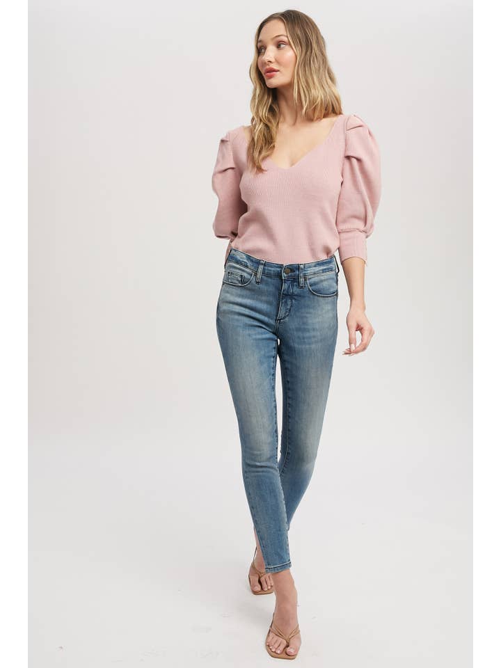 Bluivy - Venta al por mayor Jersey corto de punto - Mujer - JERSEY MANGA CORTA PUFF46