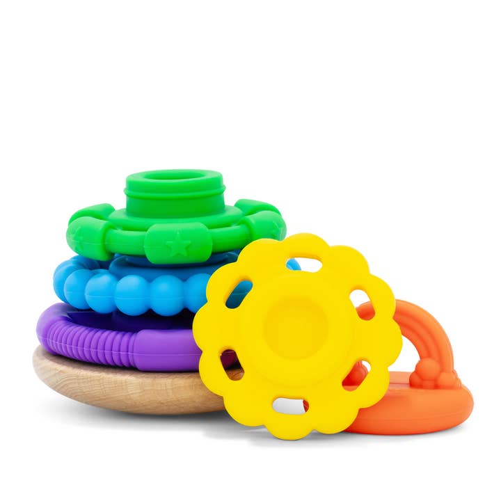 Jellystone Designs - Wholesale Stacking Rings Game - Baby - Wobble Stacker
