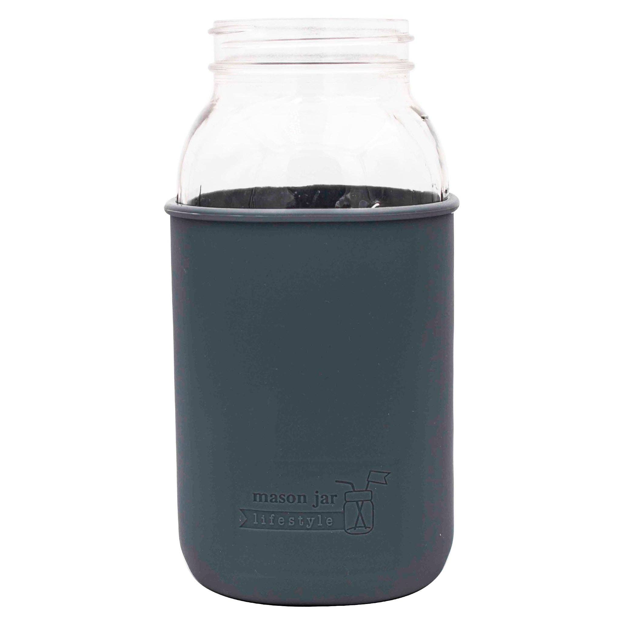 Mason Jar Lifestyle - Vente Housses de boisson - Manchon en silicone pour pots Mason d'un demi-gallon de 64 oz23