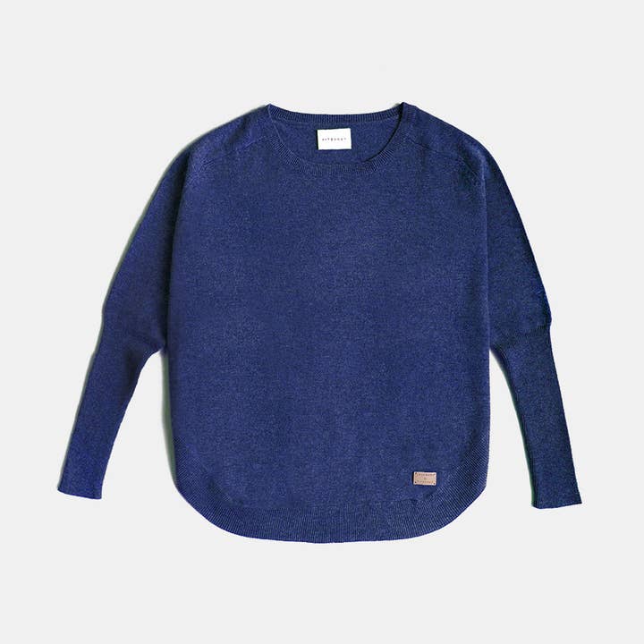 Frida Kaschmir-Poncho-Pullover für den Großhandel von Fitzgrey