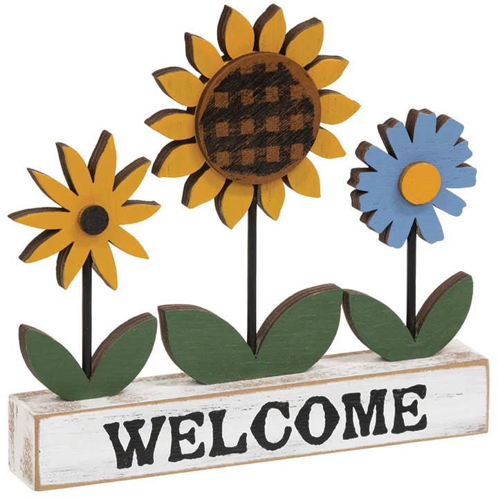 Benvenuto Triple Flower Sitter per la vendita all'ingrosso da parte di The Hearthside Collection