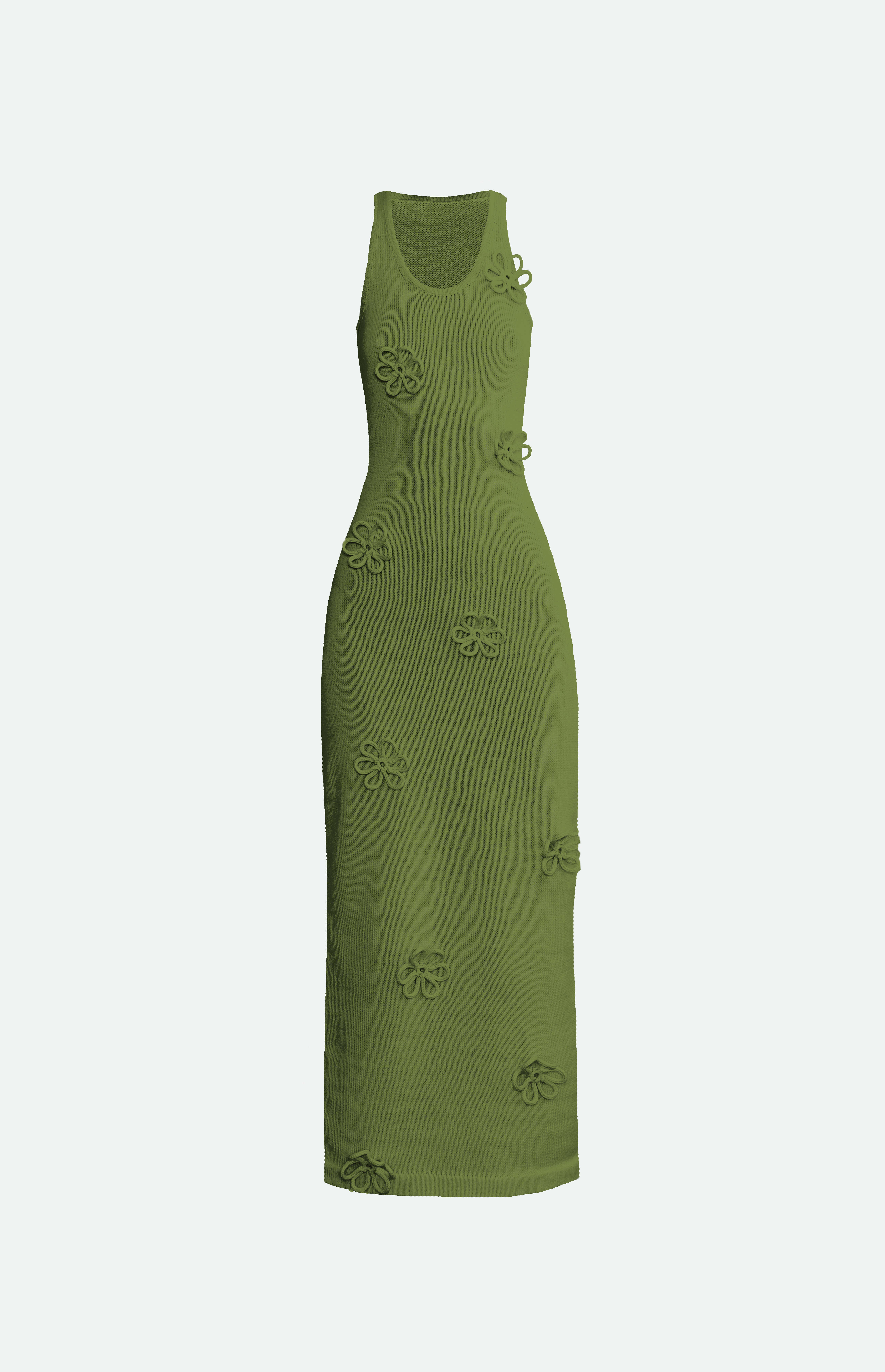 Studio Selles - Wholesale Dress - Women's - Flower midi scoop neck dress4