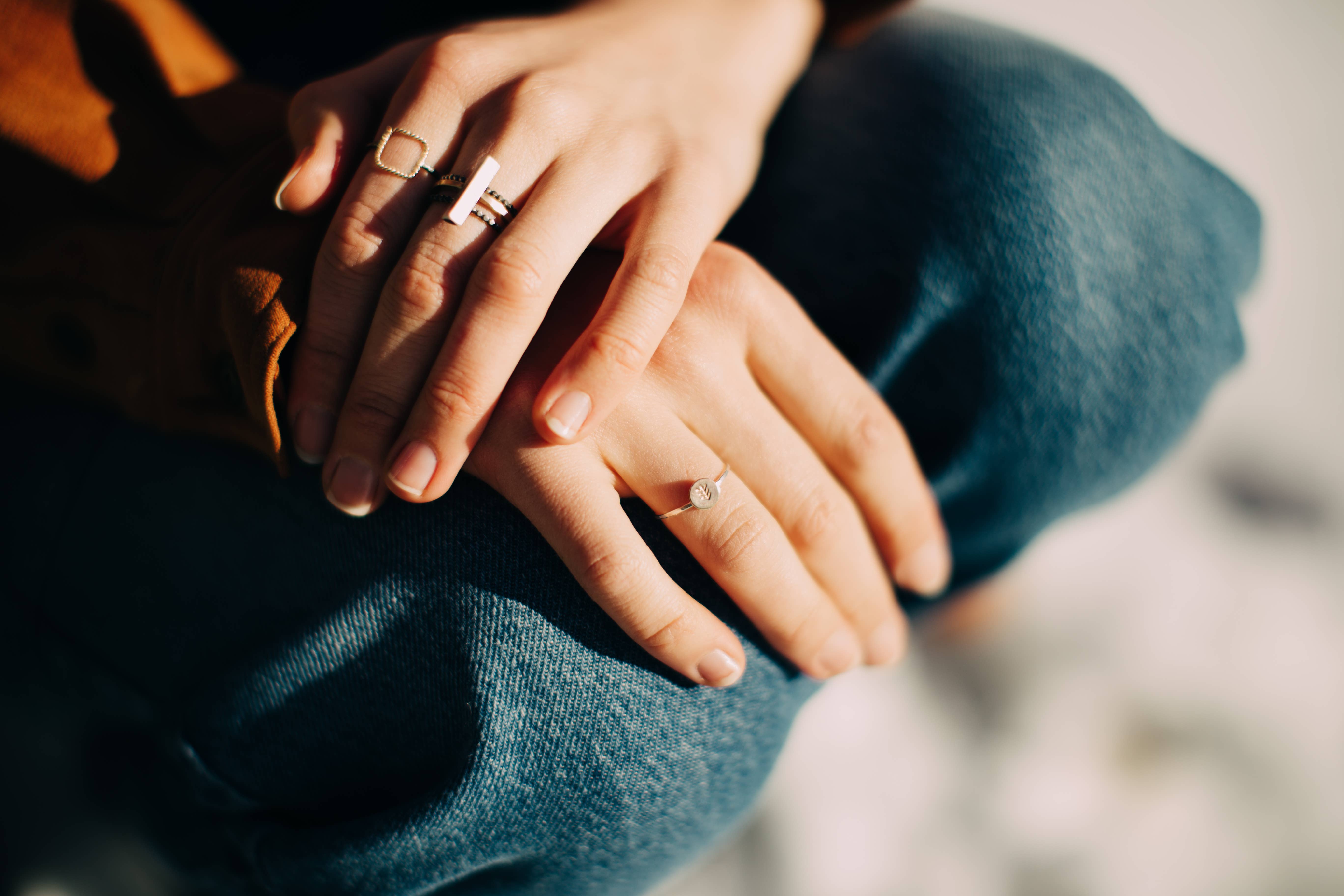 Laura J Designs - Wholesale Band/Stacked Ring - Geometry With a Twist Ring0