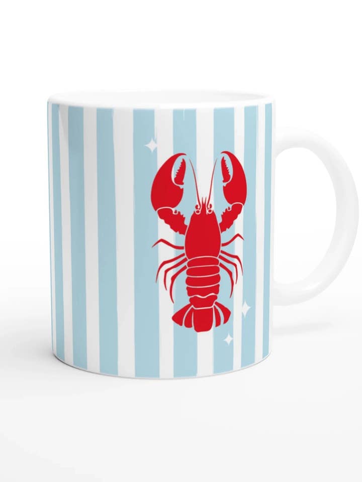 Ceramic mug - Pop lobster - 325 ml for wholesale by MokaMouse