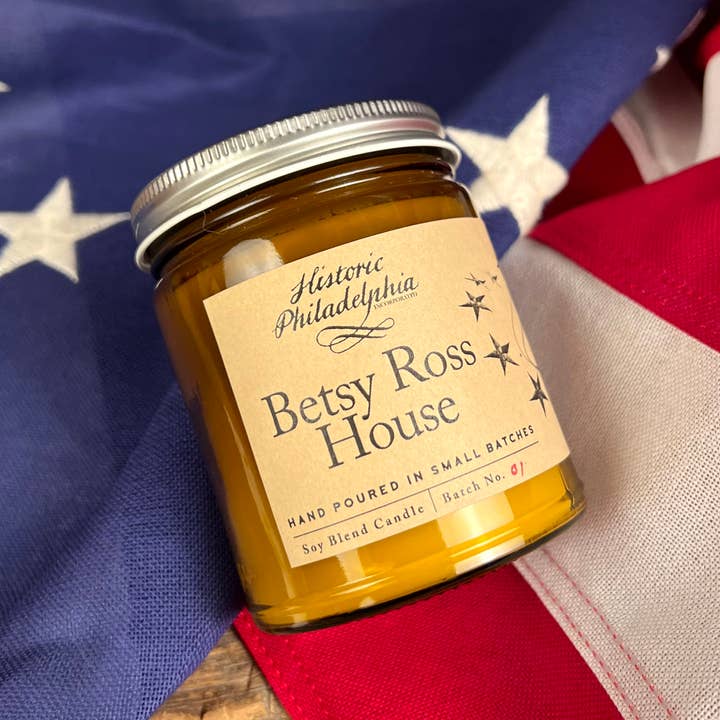 Liberty & Co. - Wholesale Jar/Filled Candle - Betsy Ross House Soy Blend Candle4