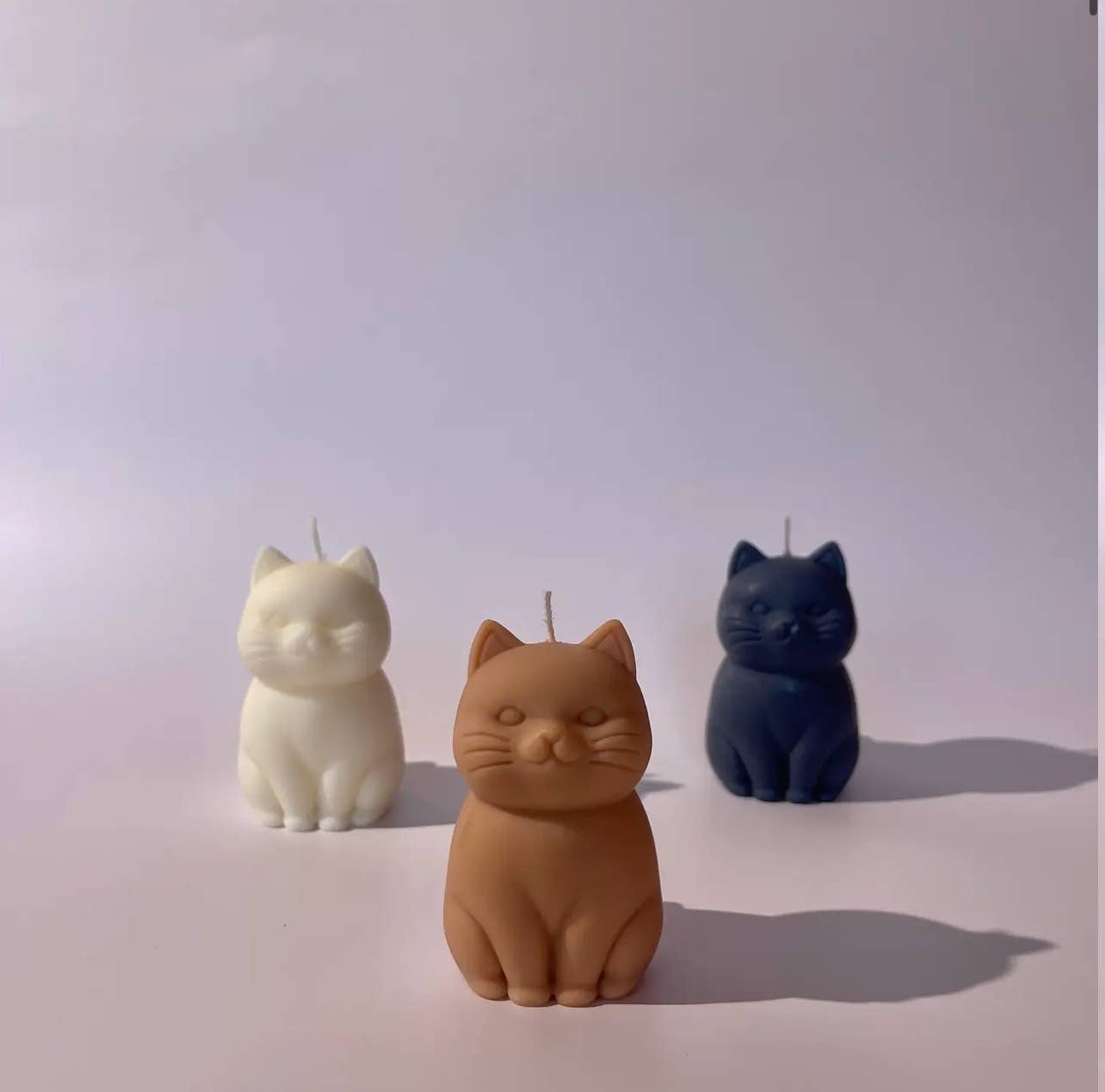 Candleglambyperry - Wholesale Novelty Candle -  Cute Mini Cat Candle1