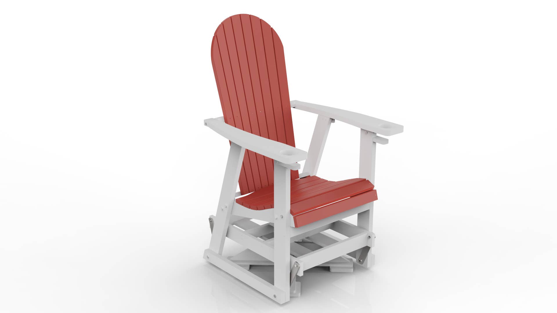 Evergreen Patio - Vente Chaise Adirondack - Planeur pivotant en polyéthylène1