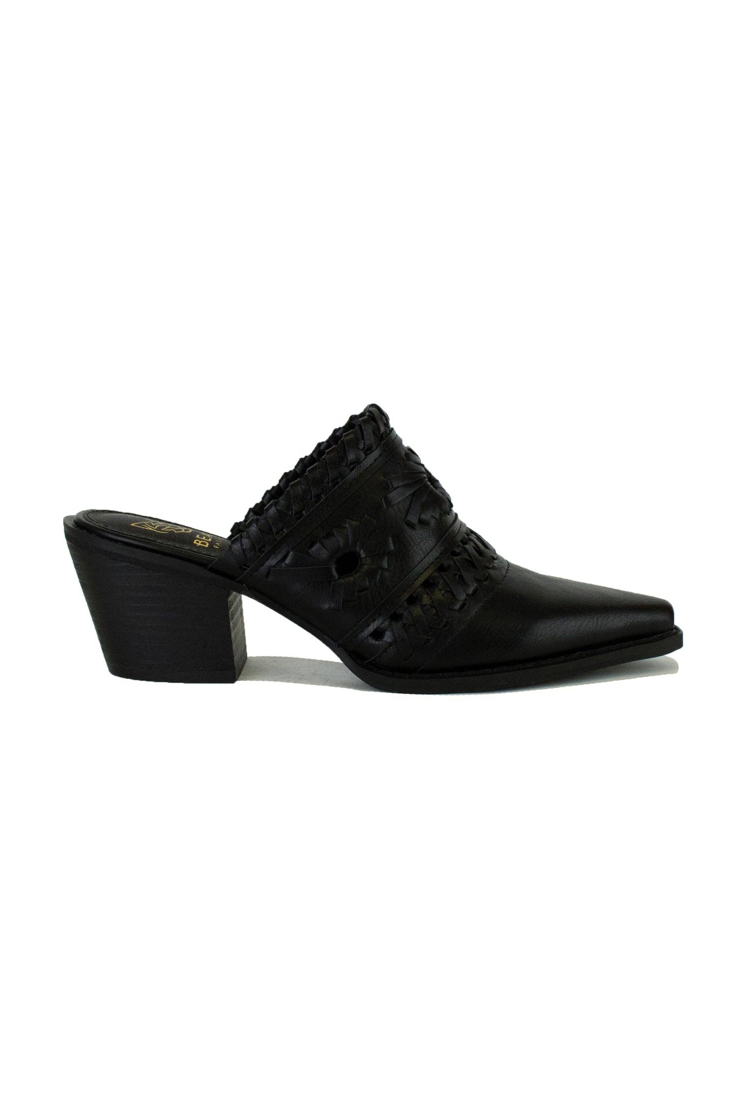 BEAST FASHION - Venta al por mayor Sandalias sin talón - Mujer - Mules de Tacón de Bloque Tejido TESSA-030