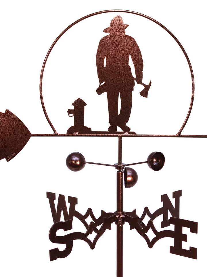 FIREMAN FIRE FIGHTER Weathervane for wholesale by SWEN Products