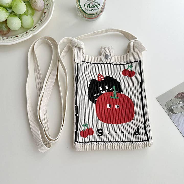 VividLux - Wholesale Phone Wallet - Women's - Crossbody Knit Phone Bag B0015