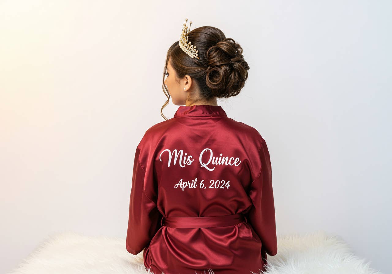 The Blissful - Wholesale Robe – Women's - Mis Quince Anos Robes Quinceanera Robe Satin Quince Robes