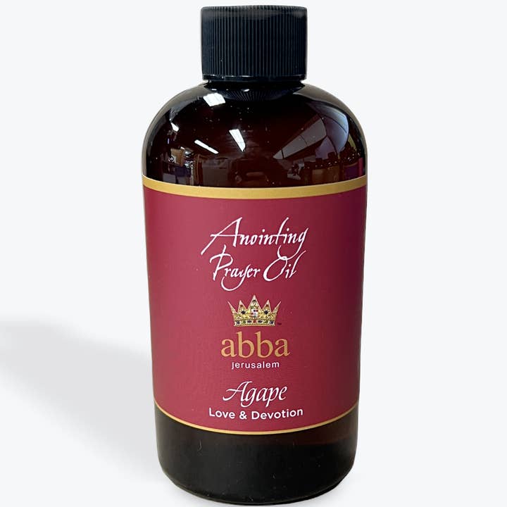 Agape Prayer Oil - 8oz for wholesale by Abba Christian Products