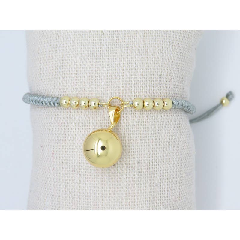 F de Bm créations – Engroshandel Armbånd med vedhæng – Graviditetsarmbånd i guldfarve – gave til den kommende mor2