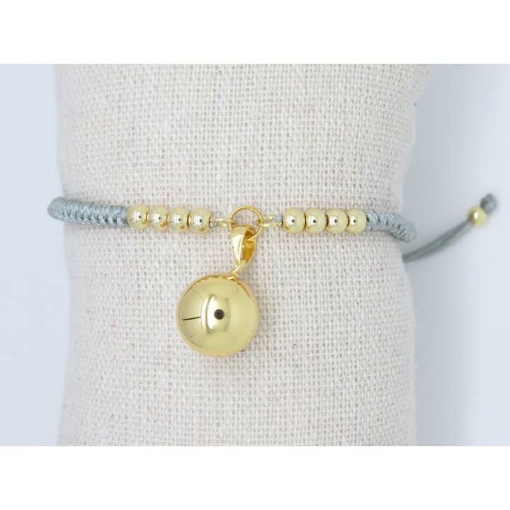 F de Bm créations – Engroshandel Armbånd med vedhæng – Graviditetsarmbånd i guldfarve – gave til den kommende mor2