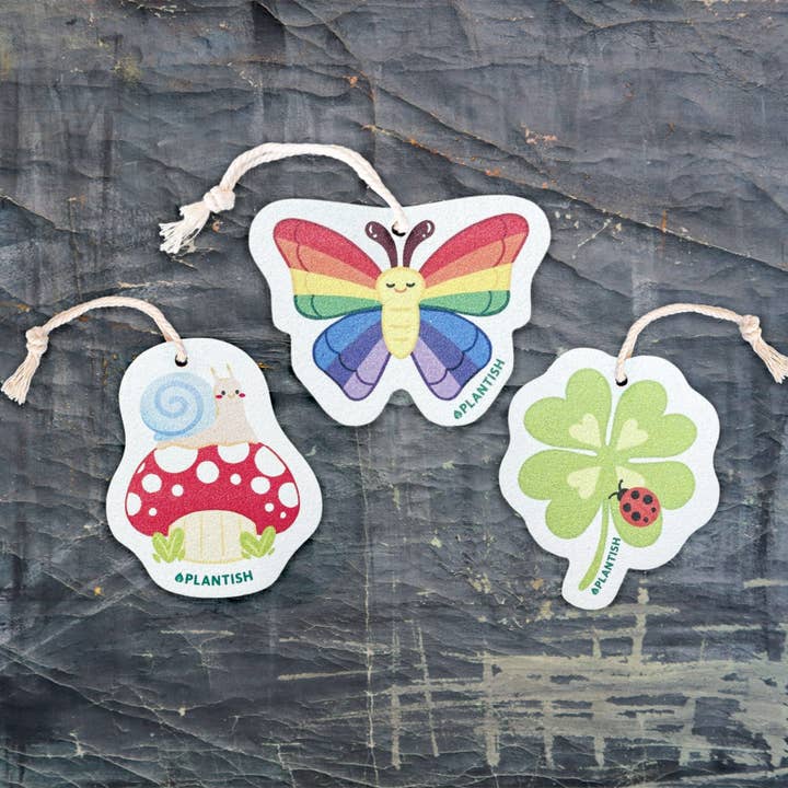 Plantish - Wholesale Cleaning Sponge - Rainbow Flutter - Pop Up Sponge