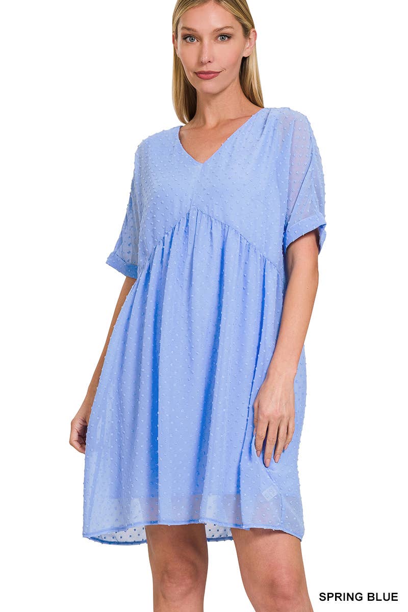 42POPS - Wholesale Dress - Women's - `.Swiss Dot Babydoll Dress Collection10