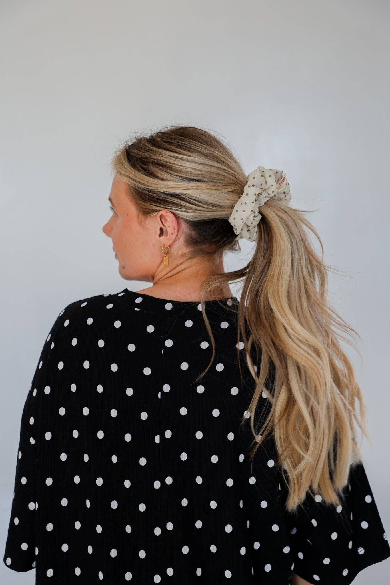 KAXI - Wholesale Scrunchie - Women's - POLKA DOT OVERSIZED SCRUNCHIE7