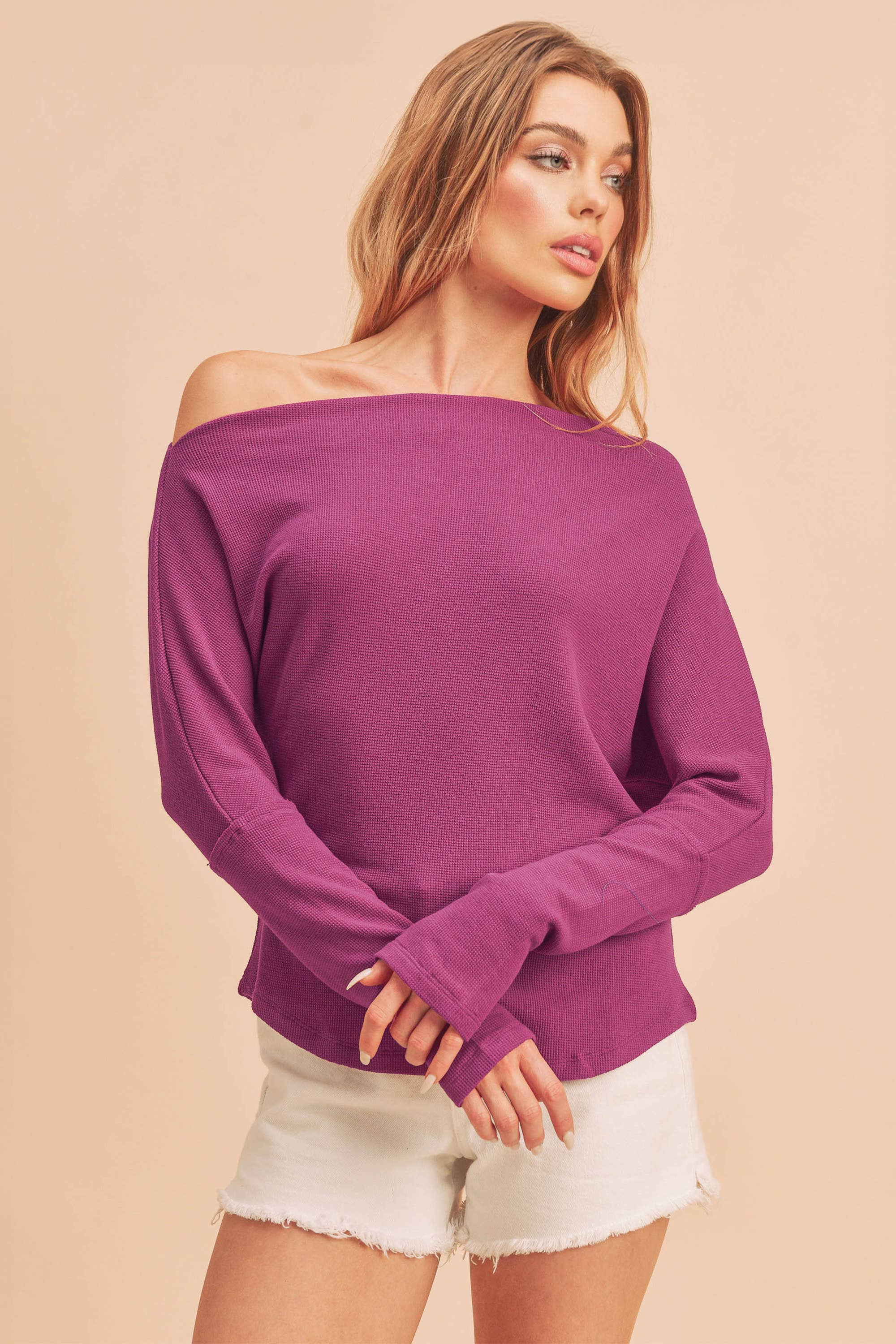 AEMI + CO – wholesale Stickad topp - Dam – 8114BN Lula Termisk topp 164