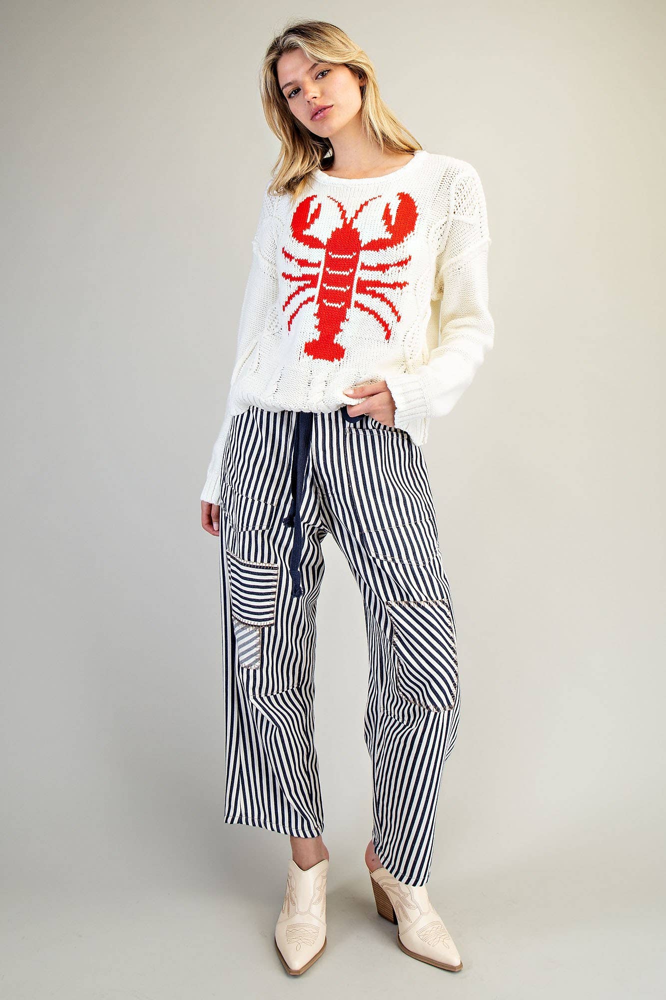 VAINILLA PL9733 - JERSEY DE PUNTO TRENZADO LANGOSTA de venta al por mayor en Faire9