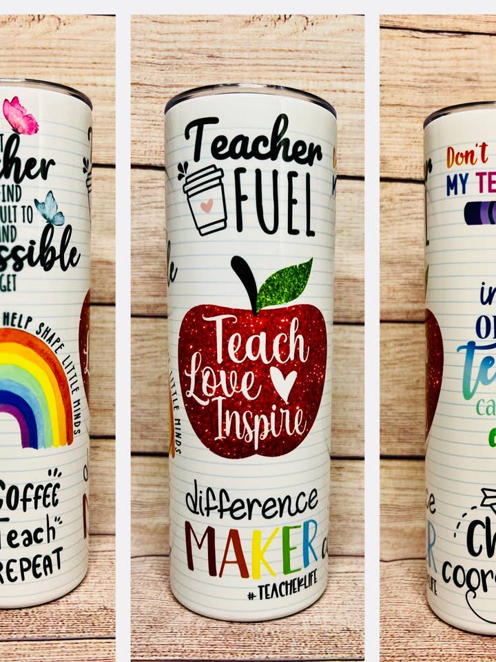 Teacher Tumbler for wholesale by Tiffany’s Grace Boutique