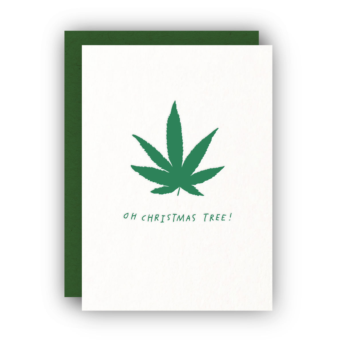 Half Pint Studio – postal de Natal por atacado – Oh Árvore de Natal! Cartão de Boas Festas em Letterpress4