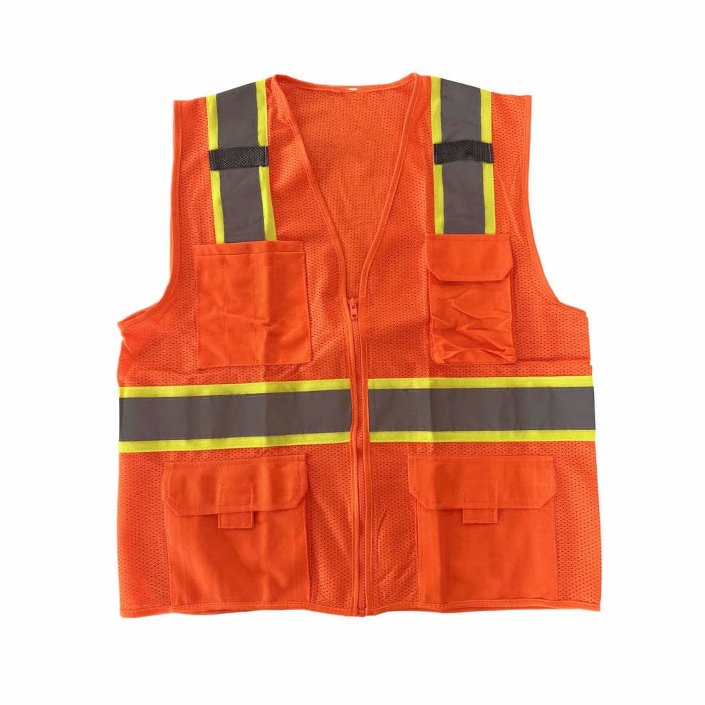 Thread Stylez (Authorized Dealer) – wholesale Safety vest – Unisex – Premium Hi-Vis Reflective Safety Vest - Wholesale Workwear3