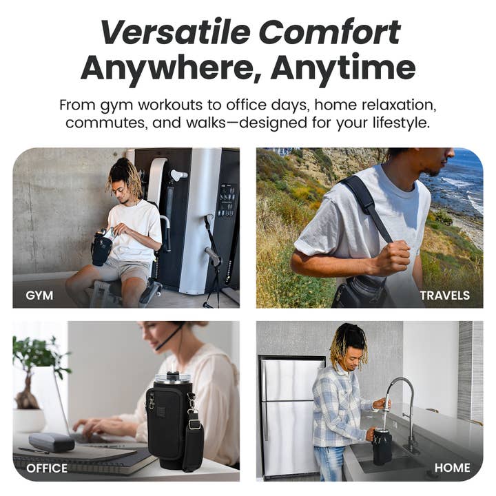 MADE EASY KIT - Wholesale Insulated mug/tumbler - Tumbler Cup Carrier w/ Handle Opening for 40oz Bottles5