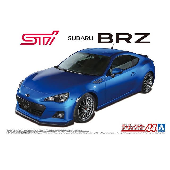 Aoshima : Subaru (2012) STI ZC6 BRZ Maquette à l'échelle 1/24 #44 pour la vente par The Shumi Company