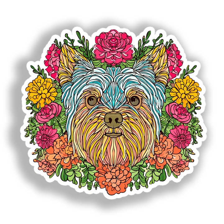 Autocolante de Cão Yorkshire Terrier # A017160 por atacado de Yoonek Graphics