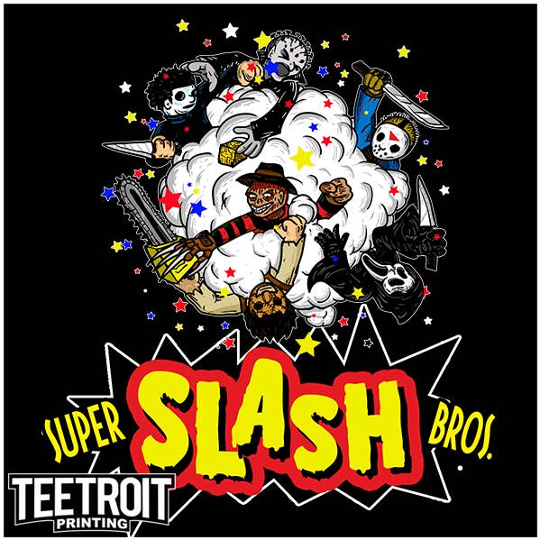 Camiseta Slash Bros para venta al por mayor de Teetroit Printing LLC