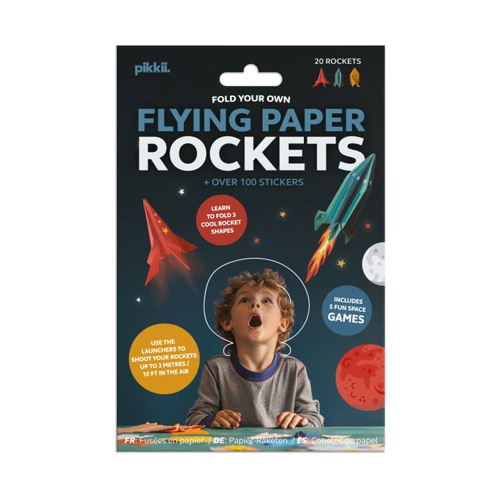 Flying Paper Rockets for wholesale by Pikkii USA