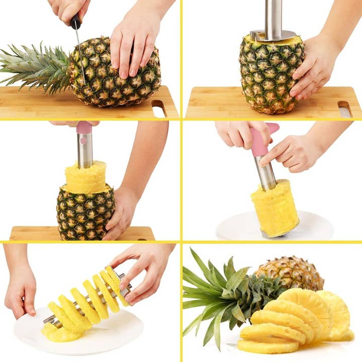 Zulay Kitchen – Großhandel Küchengerät – Werkzeug zum Entkernen und Schneiden von Ananas
