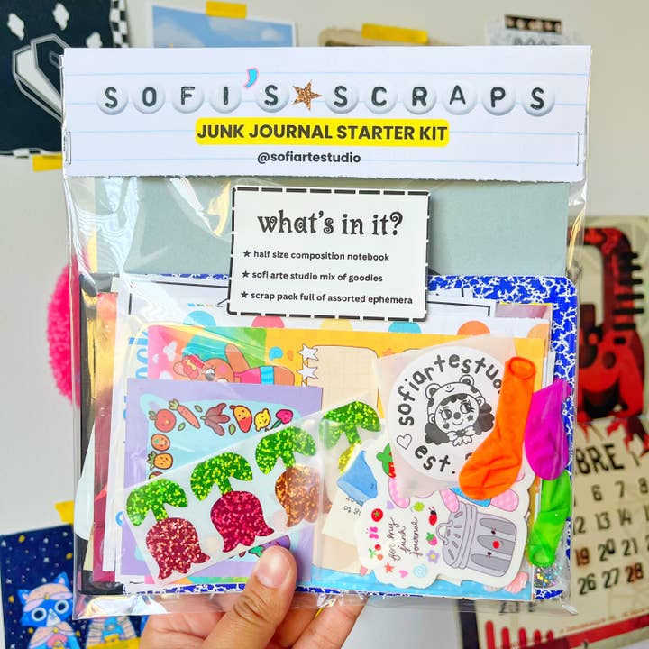 Sofi Arte Studio - Wholesale DIY Craft Kit - Junk Journal Starter Kit