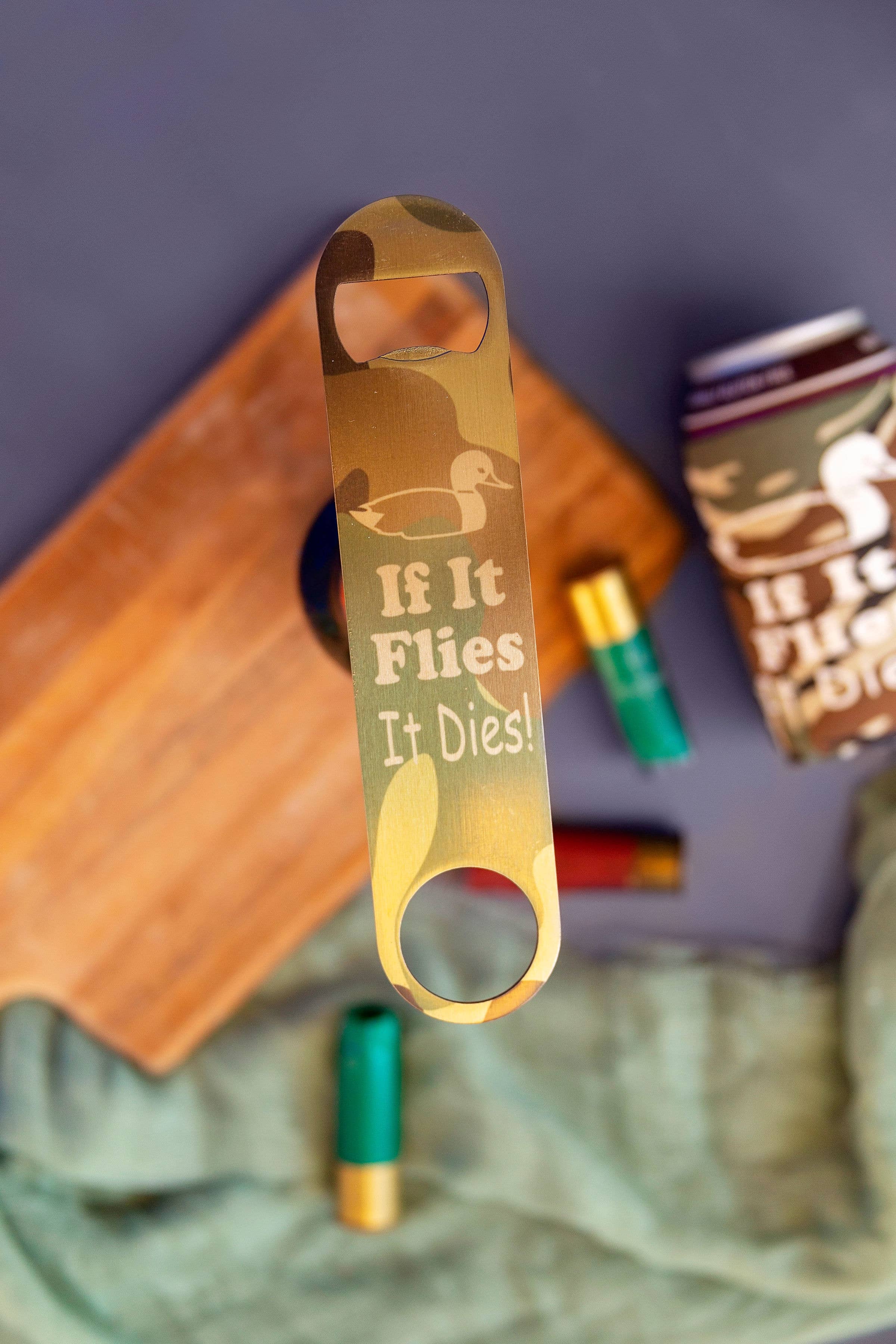 Daisy Lane - Wholesale Drink Huggers & Koozies - Duck Hunter Gift Beer Can Holder, Christmas Stocking Stuffer2