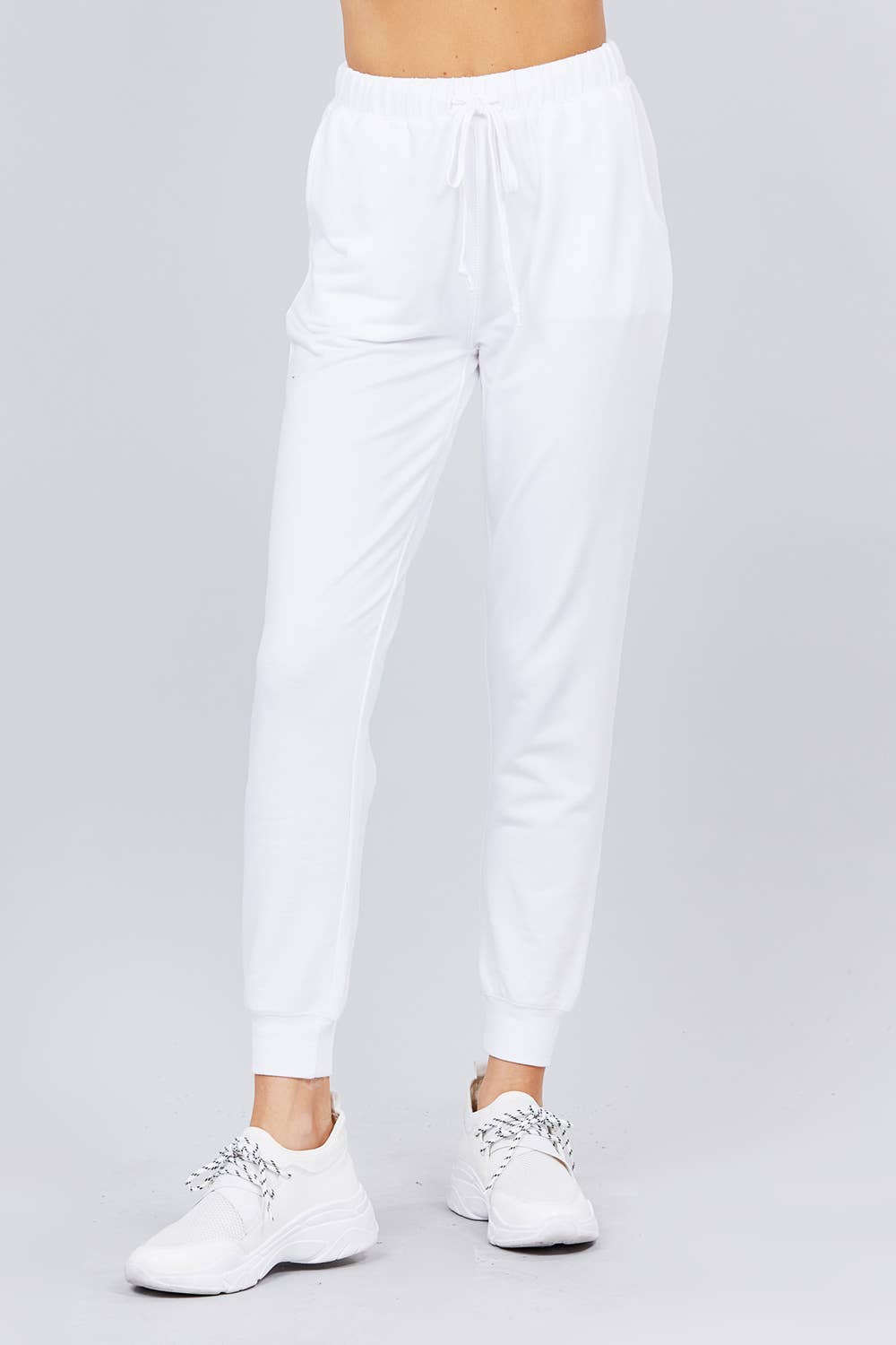 Active Basic | Active USA – calças de treino - Mulher por atacado – Calça jogger francesa Terry12