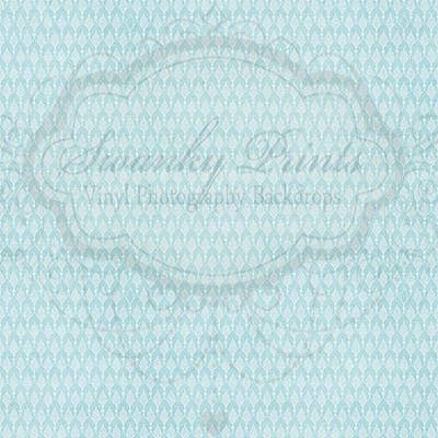 12ft x 8ft vinyl fotografie achtergrond/blauw bladpatroon voor wholesale door Swanky Prints