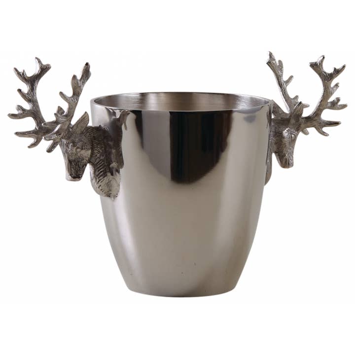 Deer head champagne bucket for wholesale by Aubry Gaspard