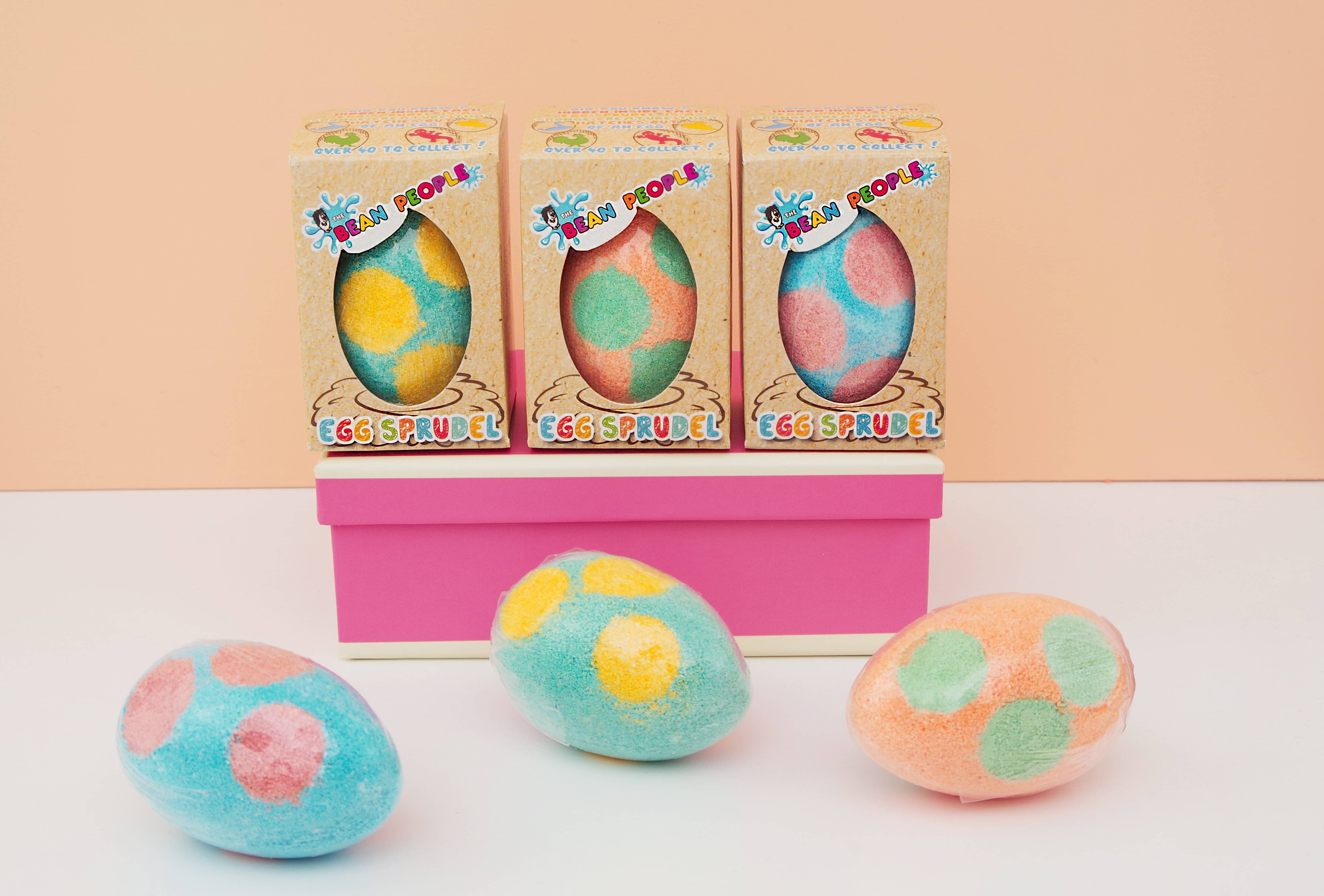 The Bean People - Wholesale Bath Bomb/Fizz - Bath Egg Sprudel1