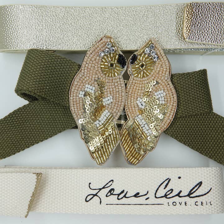 Love, Ceil – Großhandel Gürtel – Damen – Set mit Gürtel und Schnalle „Owl Be Damned“4