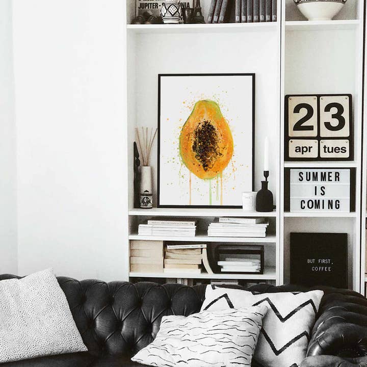 We Love Prints - Vente Affiche d'art - Impression murale Papaye Fruit3
