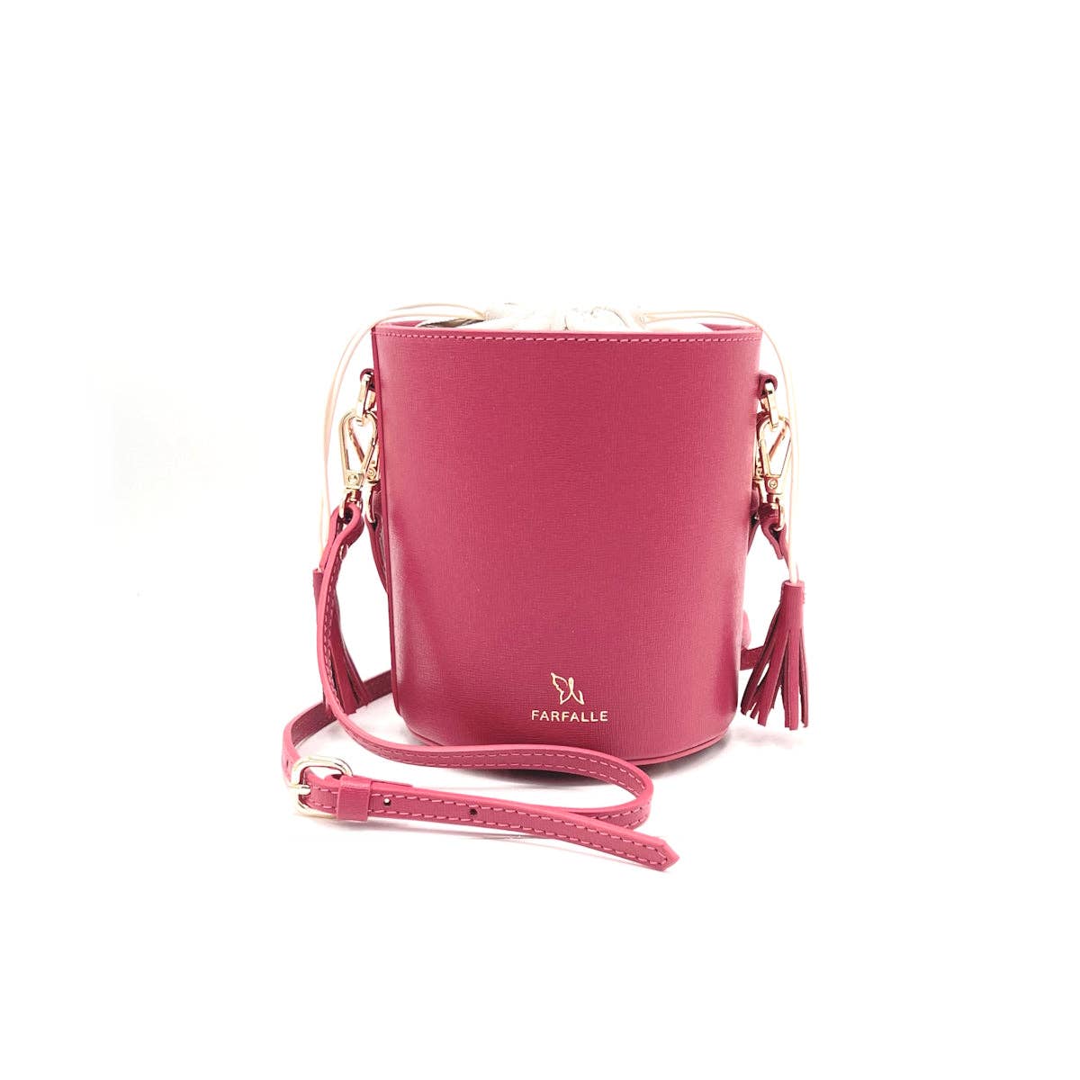Suie Valentini srl - Wholesale Crossbody Bag - Women's - Genuine leather bucket bag, Made in Italy, art. 1126131