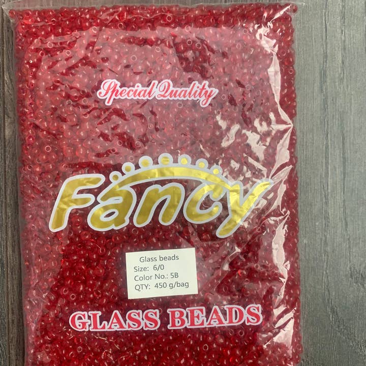 MaddieMayShop - Wholesale Beads - 6/0 Seed Beads, Seed Beads Bulk, Glass Beads 450 Grams