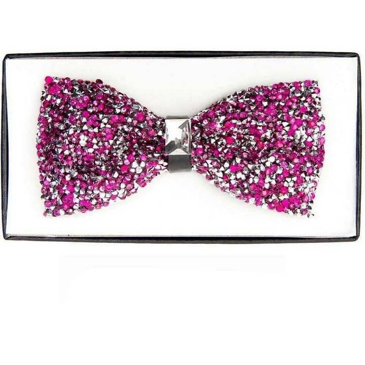 Dubal Brothers - Wholesale Bow Tie - Men's - Vittorio Farina Rhinestone Bow Tie by Classy Cufflinks5