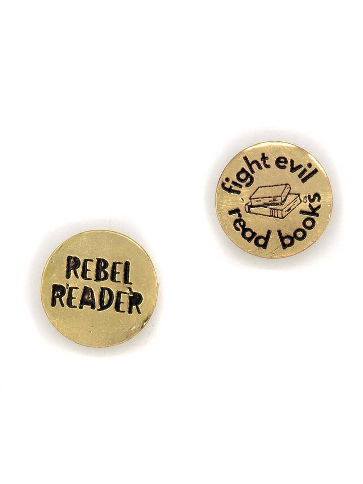 Fair Anita - Wholesale Lapel Pin/Button - Reader Pins - Recycled Brass0